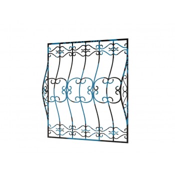 Кованая дутая решетка-37