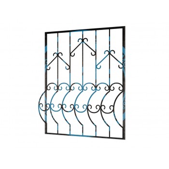 Кованая дутая решетка-57